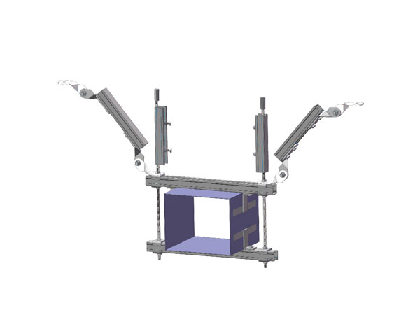 矩形风管侧向支撑装配